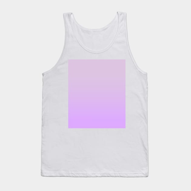 Light Lavender Purple Gradient Light to Dark Tank Top by squeakyricardo